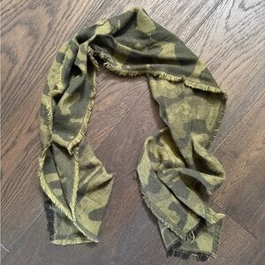 Camouflage Fringe Scarf